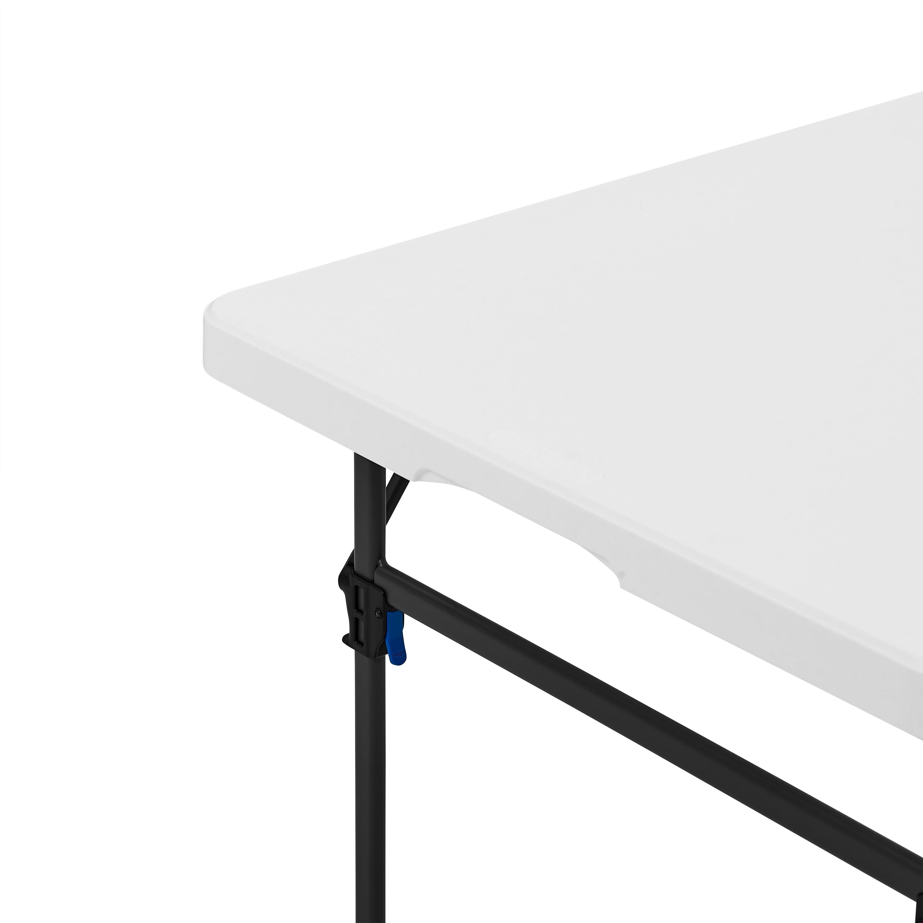 Mainstays 8' Rectangle Centerfold Folding Table, White