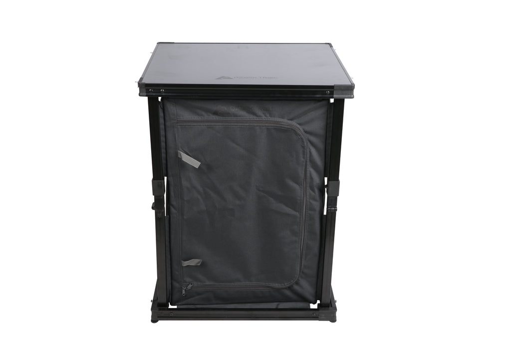 Ozark Trail Kitchen Organizer Hardtop Table, Gray, 23 x 20 x 31
