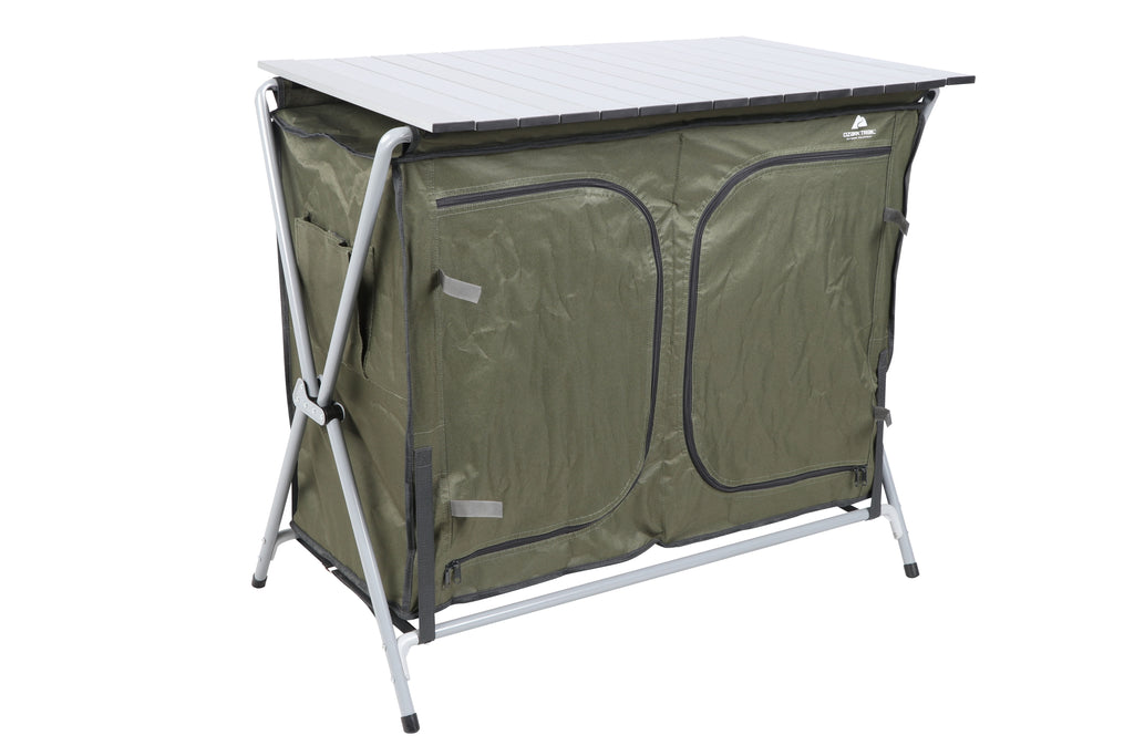 Ozark Trail Camping Table, Gray, 34.2Wx19.6Dx31.5H, New