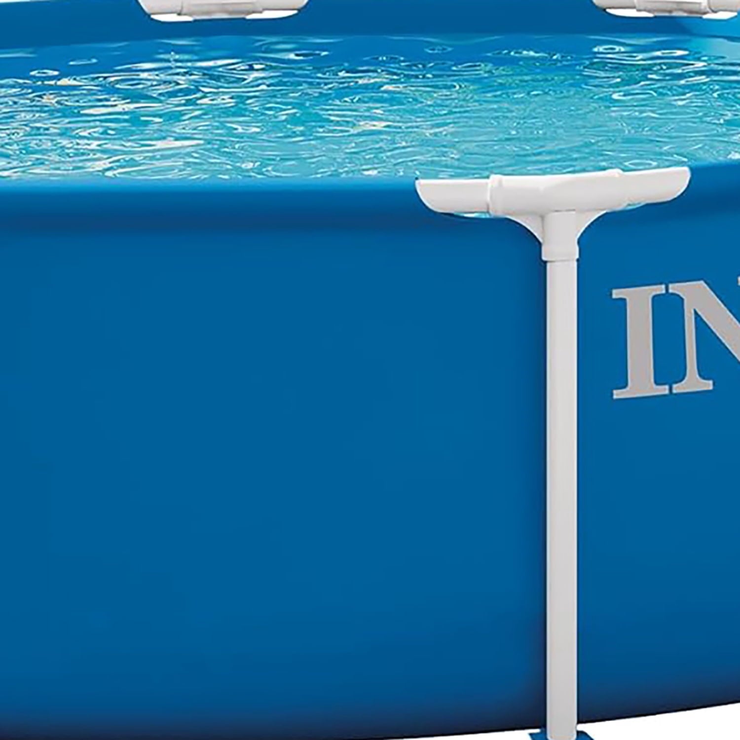 INTEX Metal Frame 12ft x 30in Above Ground Swimming Pool Set w/Filter Pump