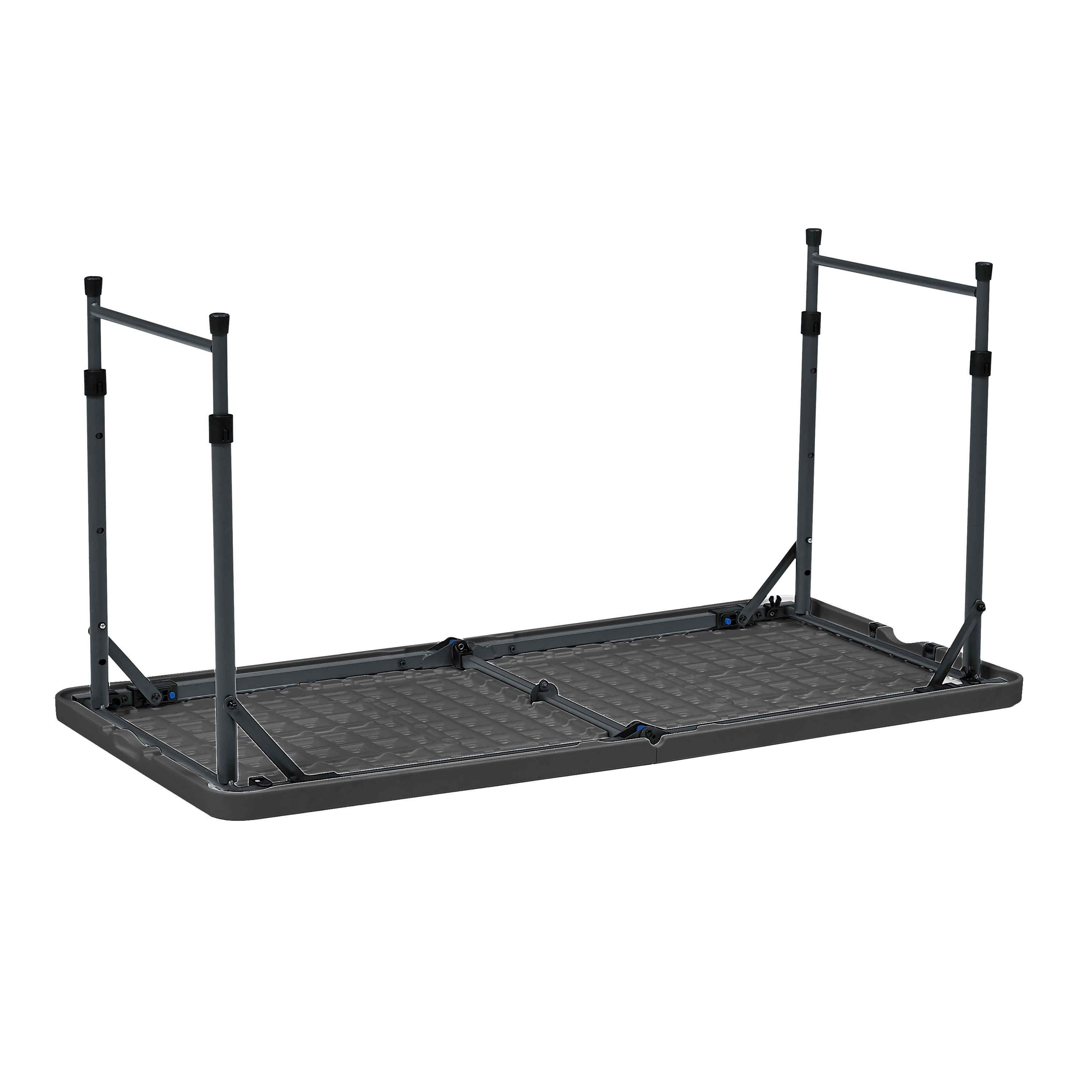 Mainstays 4' Adjustable Height Centerfold Folding Table, White