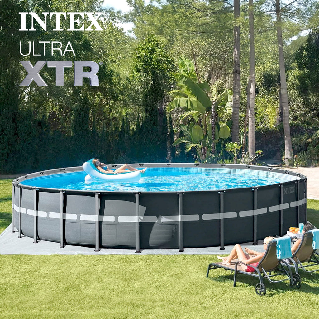 Intex Ultra XTR 24' x 52 Round Above Ground Pool & 2 Pack OptiFlow Filter Sand