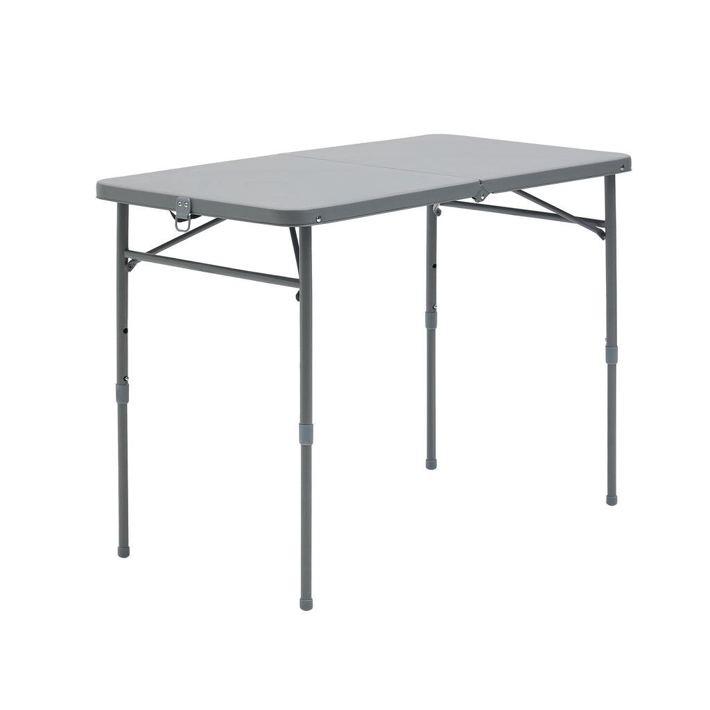 Mainstays 40 Adjustable Height Centerfold Folding Table, Black