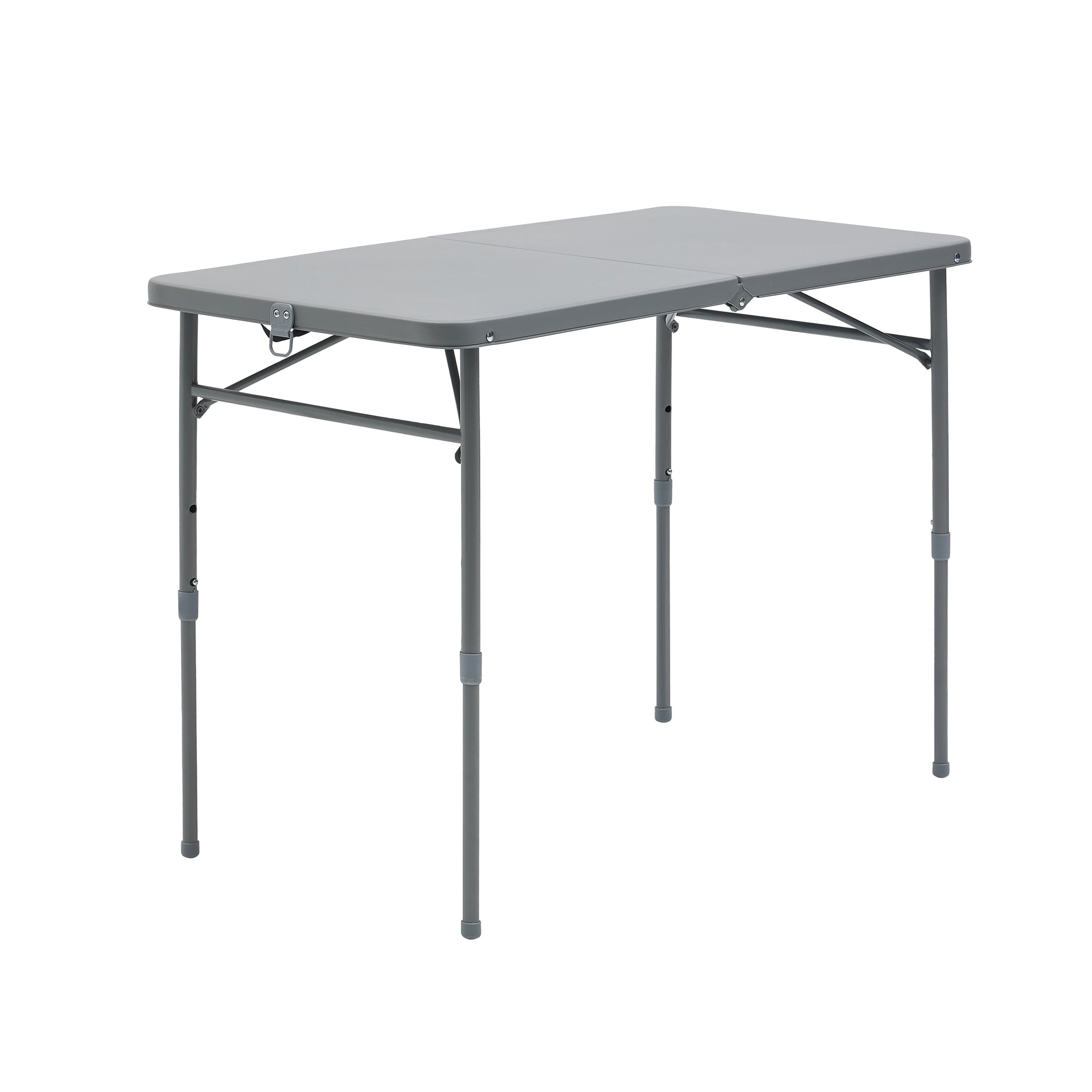 Mainstays 40 Adjustable Height Centerfold Folding Table, Black