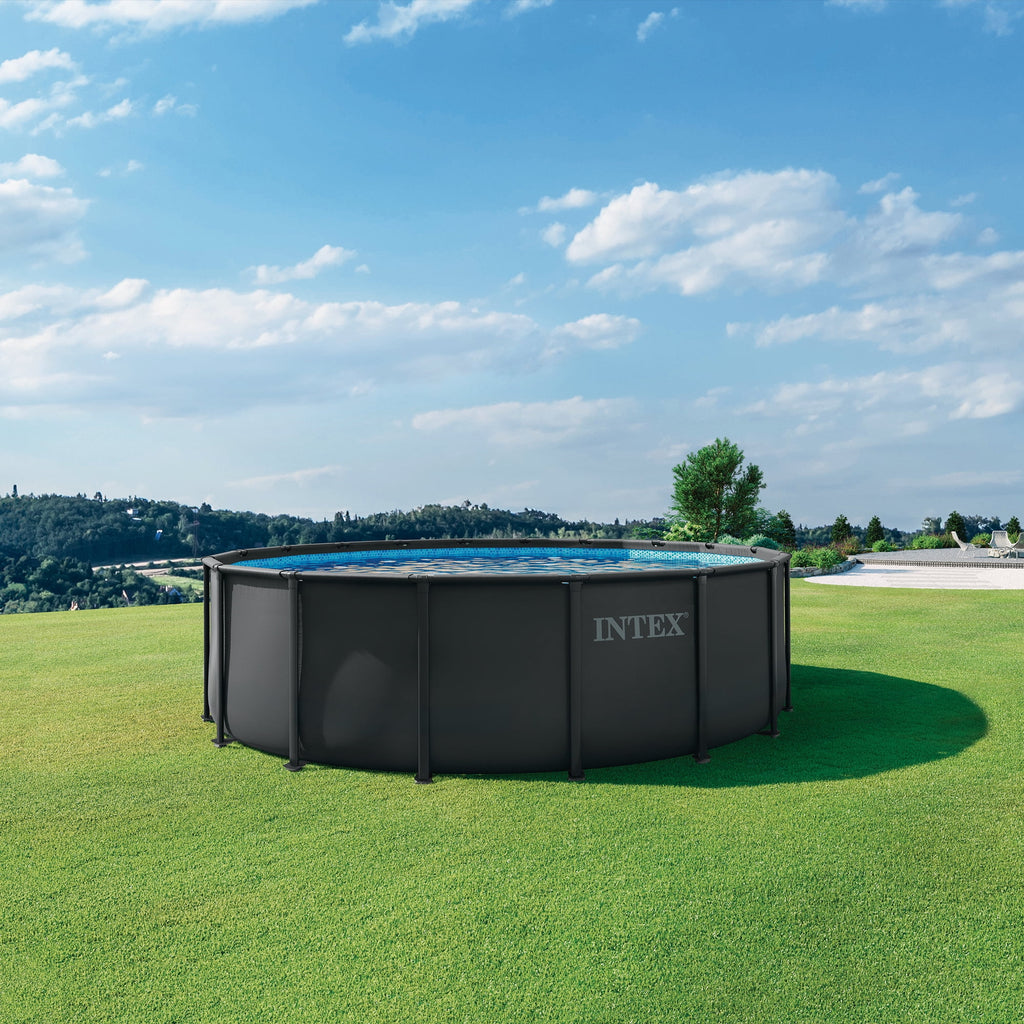 INTEX 26329EP Ultra XTR 18' x 52 Round Frame Above Ground Swimming Pool Set with Pump