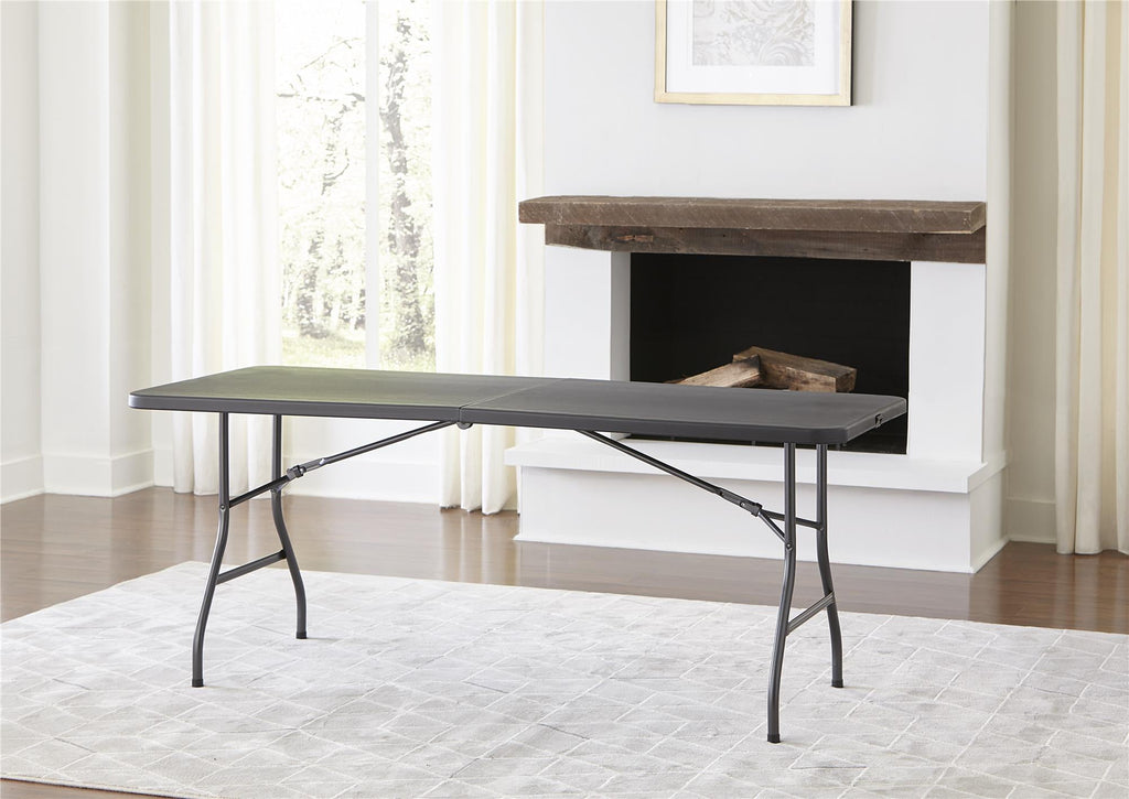Cosco 6 Foot Premium Folding Table, White Speckle