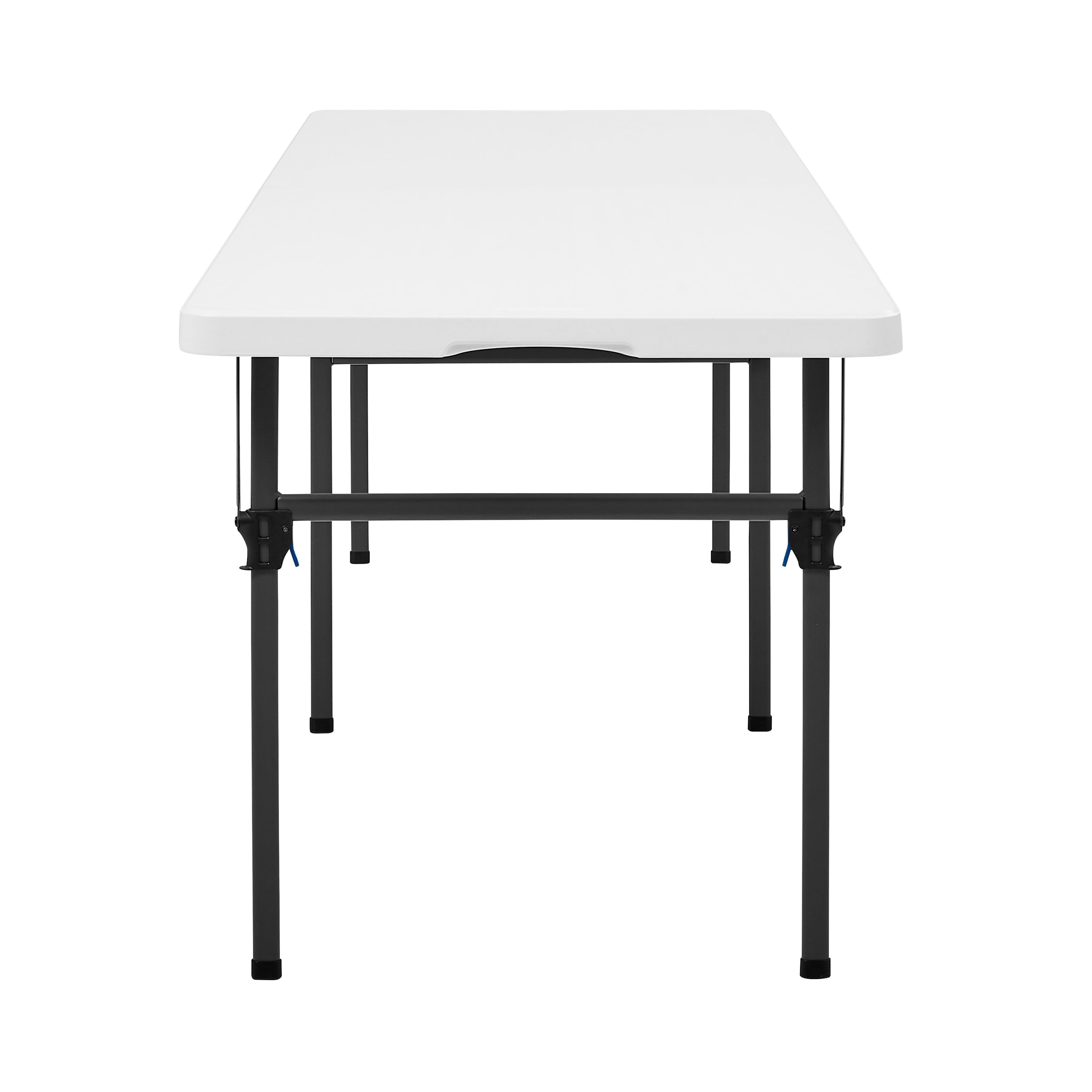 Mainstays 8' Rectangle Centerfold Folding Table, White