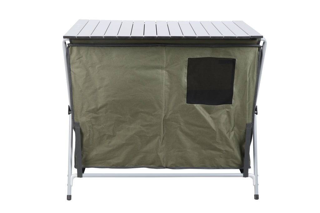Ozark Trail Camping Table, Gray, 34.2Wx19.6Dx31.5H, New