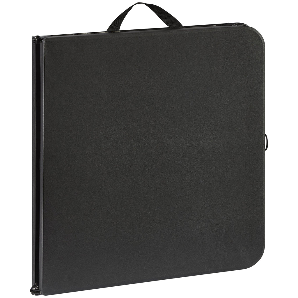 Mainstays 40 Adjustable Height Centerfold Folding Table, Black