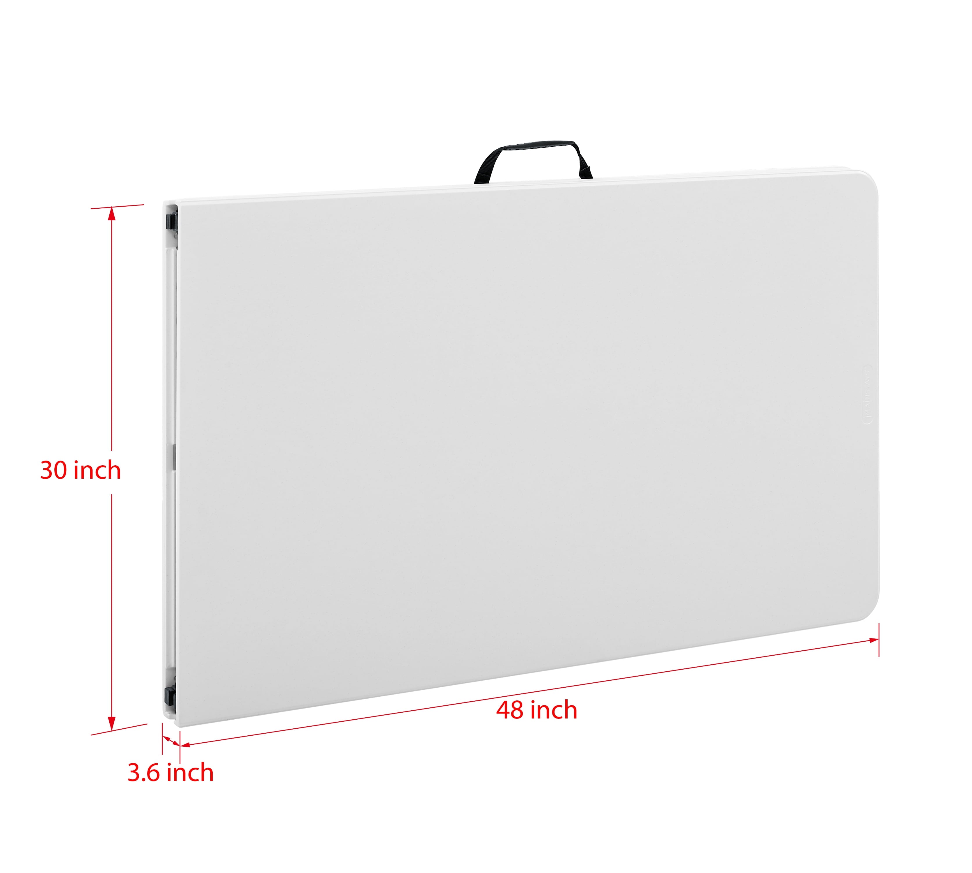 Mainstays 8' Rectangle Centerfold Folding Table, White