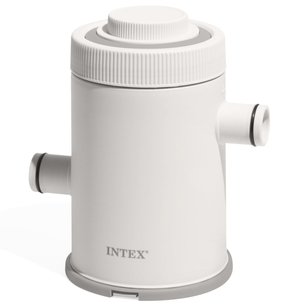 Intex: Prism Frame Premium Pool Set - 10ft x 30in, Grey, Above Ground Swimming Pool, Cartridge Filter Pump, Puncture Resistant, T-Joint Snap Assembly