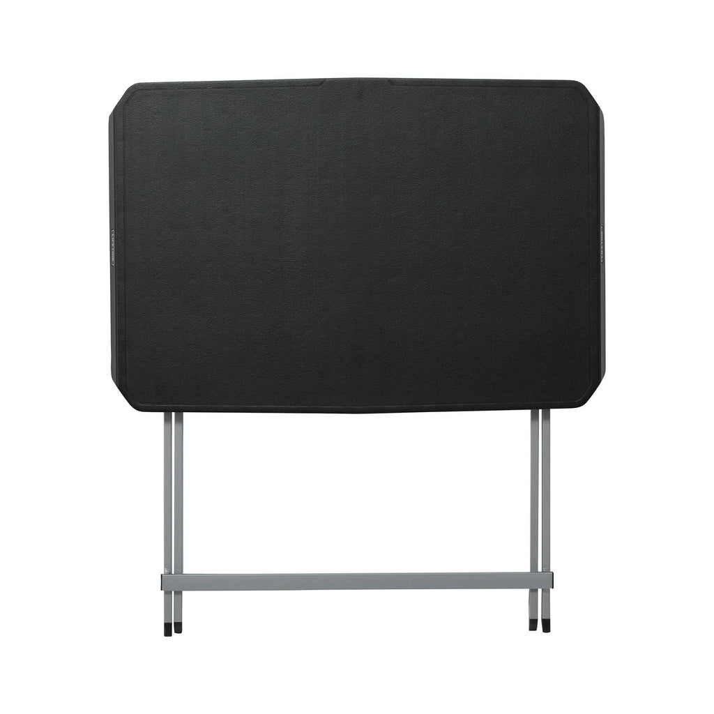Lifetime 30-Inch Rectangle Folding Table, Light Commercial Grade, Indoor/Outdoor, Black