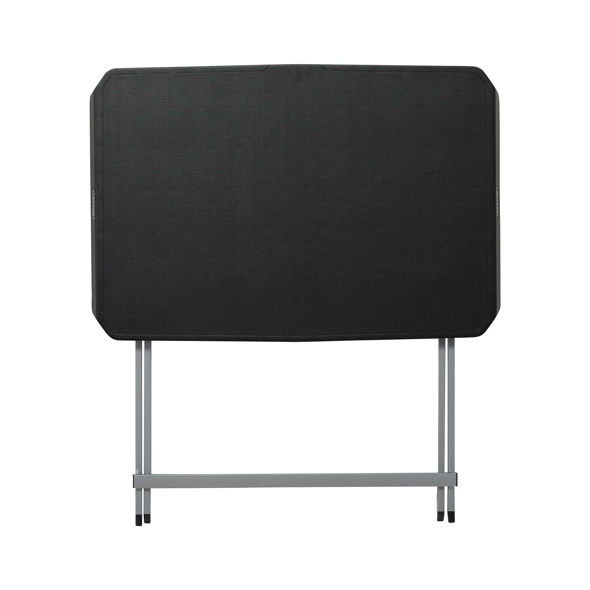 Lifetime 30-Inch Rectangle Folding Table, Light Commercial Grade, Indoor/Outdoor, Black