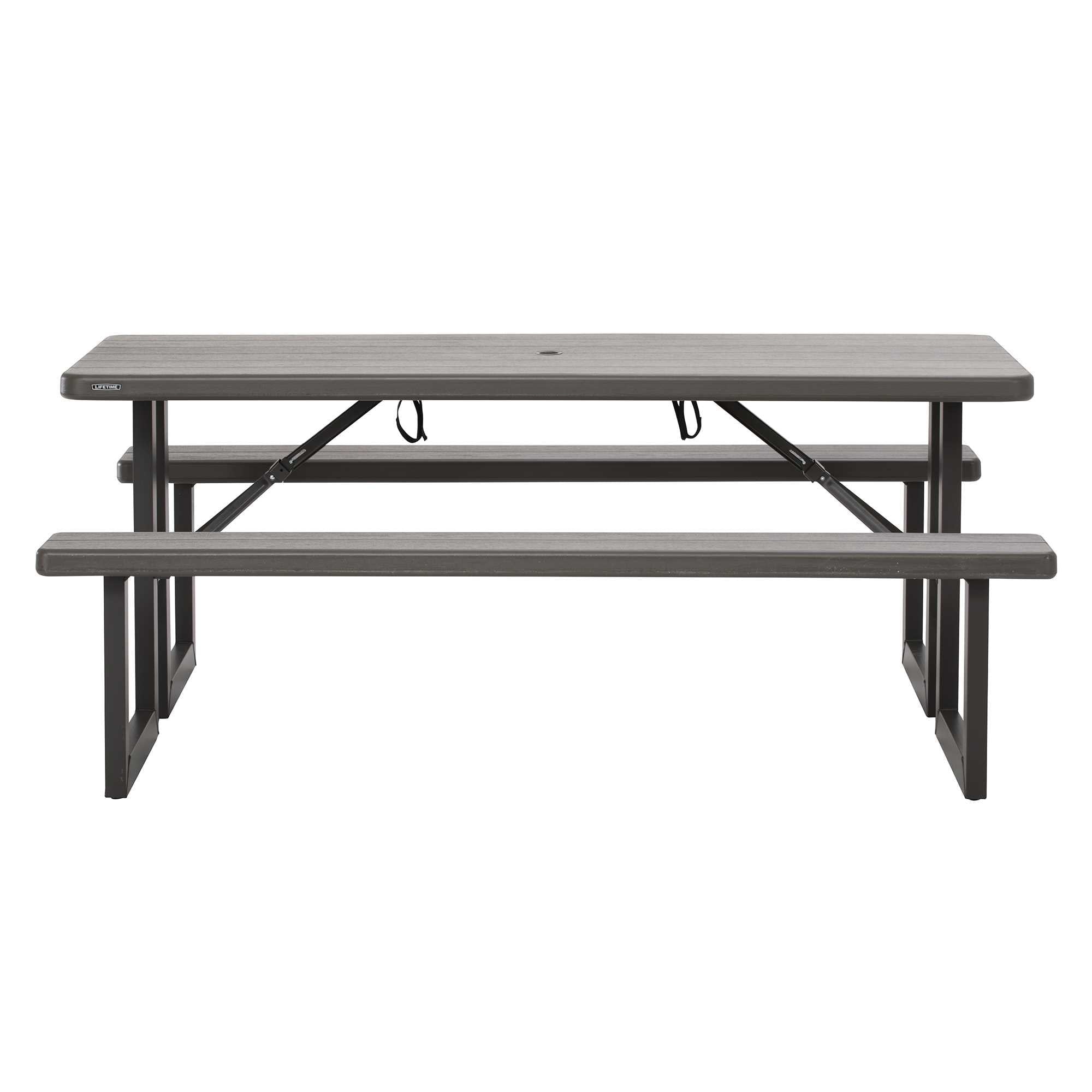 Lifetime 6-Foot Craftsman Outdoor Polyethylene Folding Picnic Table