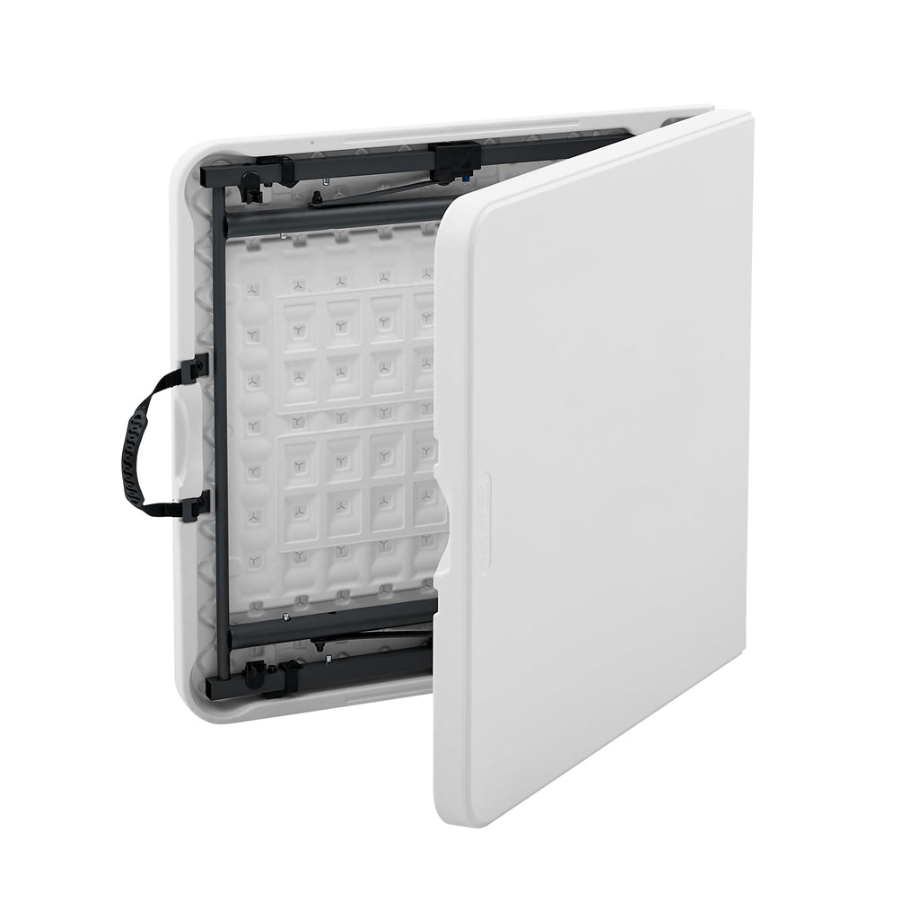 Mainstays 4' Adjustable Height Centerfold Folding Table, White