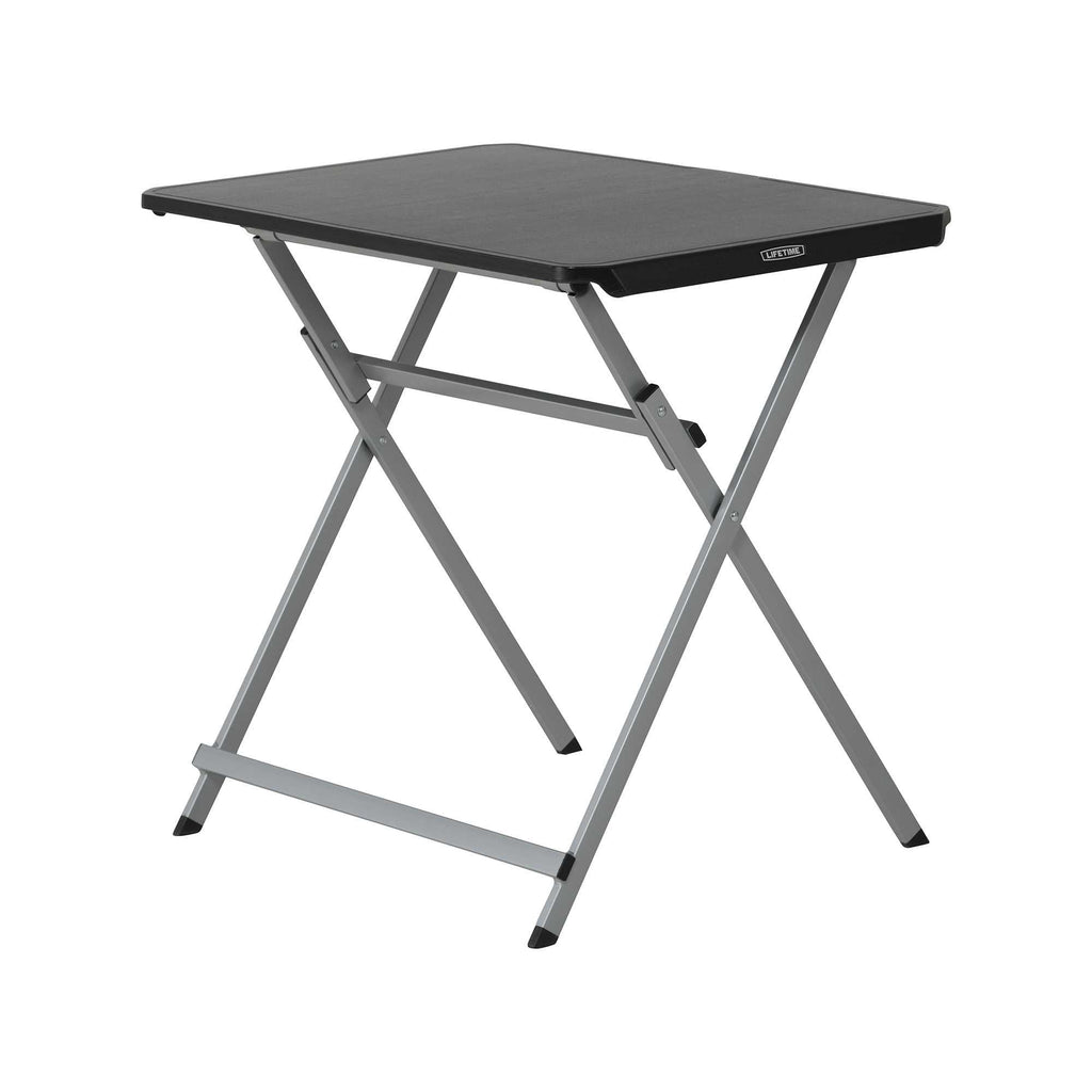 Lifetime 30-Inch Rectangle Folding Table, Light Commercial Grade, Indoor/Outdoor, Black