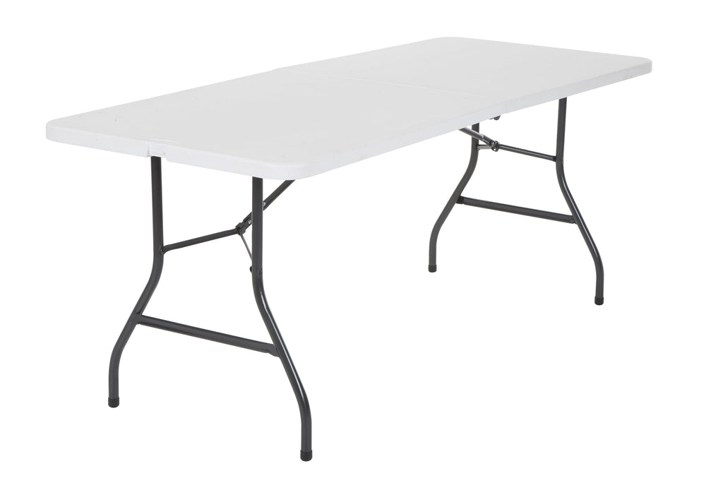 Cosco 6 Foot Premium Folding Table, White Speckle