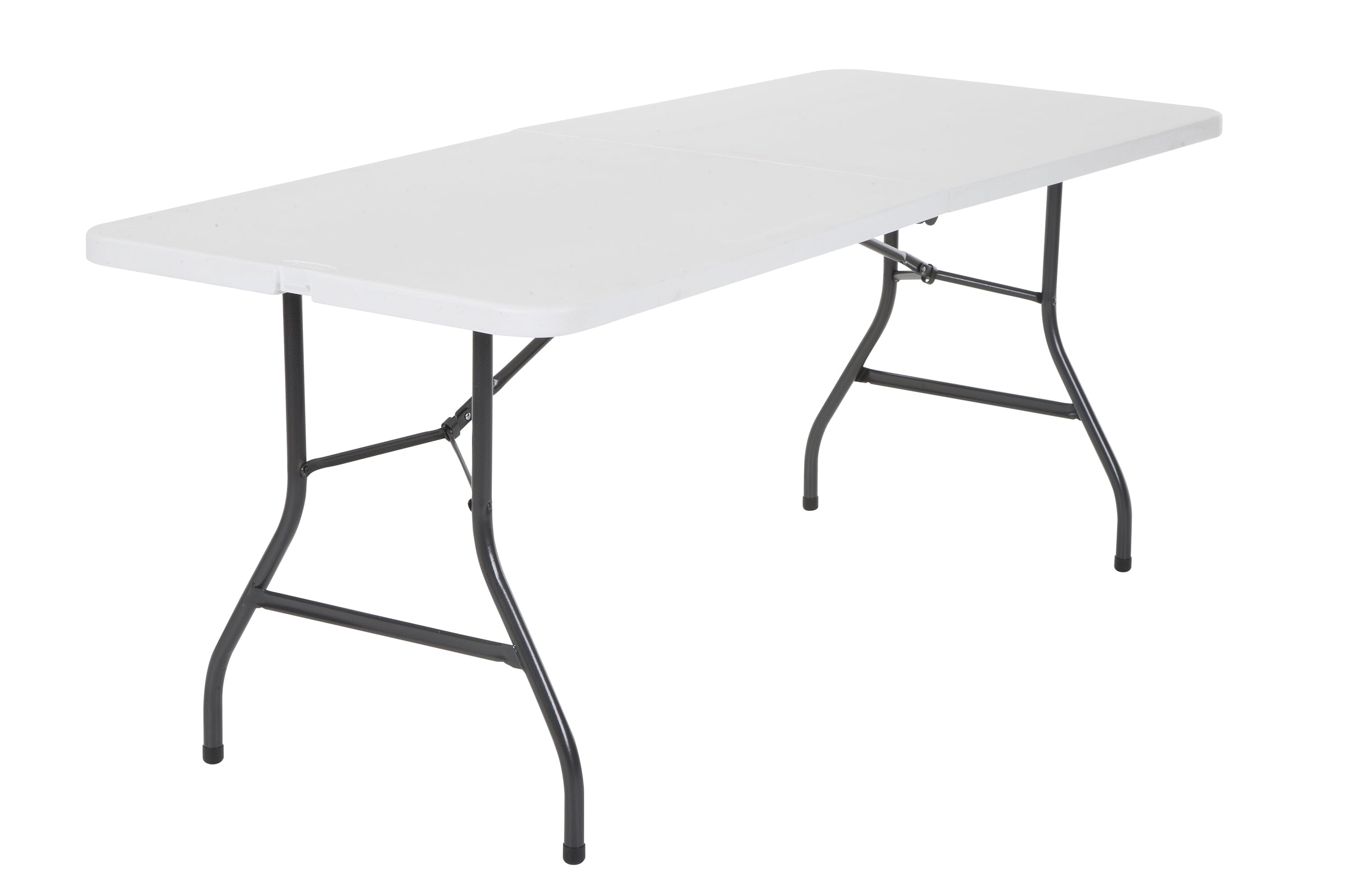 Cosco 6 Foot Premium Folding Table, White Speckle