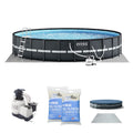Intex Ultra XTR 24' x 52 Round Above Ground Pool & 2 Pack OptiFlow Filter Sand