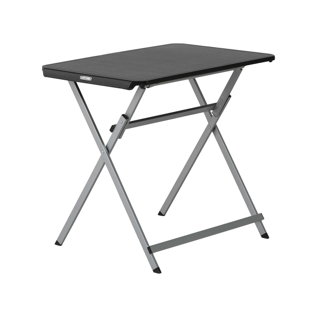 Lifetime 30-Inch Rectangle Folding Table, Light Commercial Grade, Indoor/Outdoor, Black