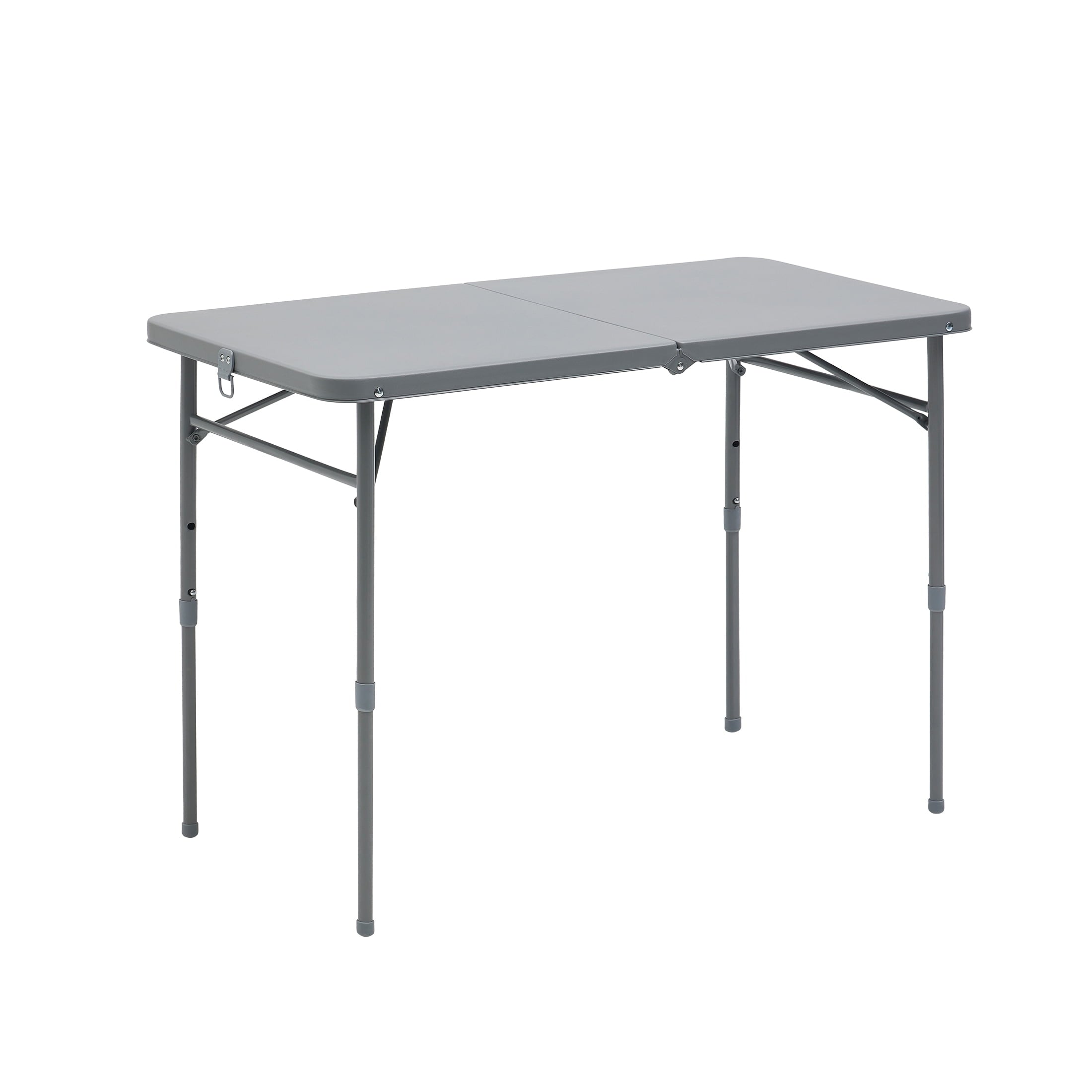 Mainstays 40 Adjustable Height Centerfold Folding Table, Black