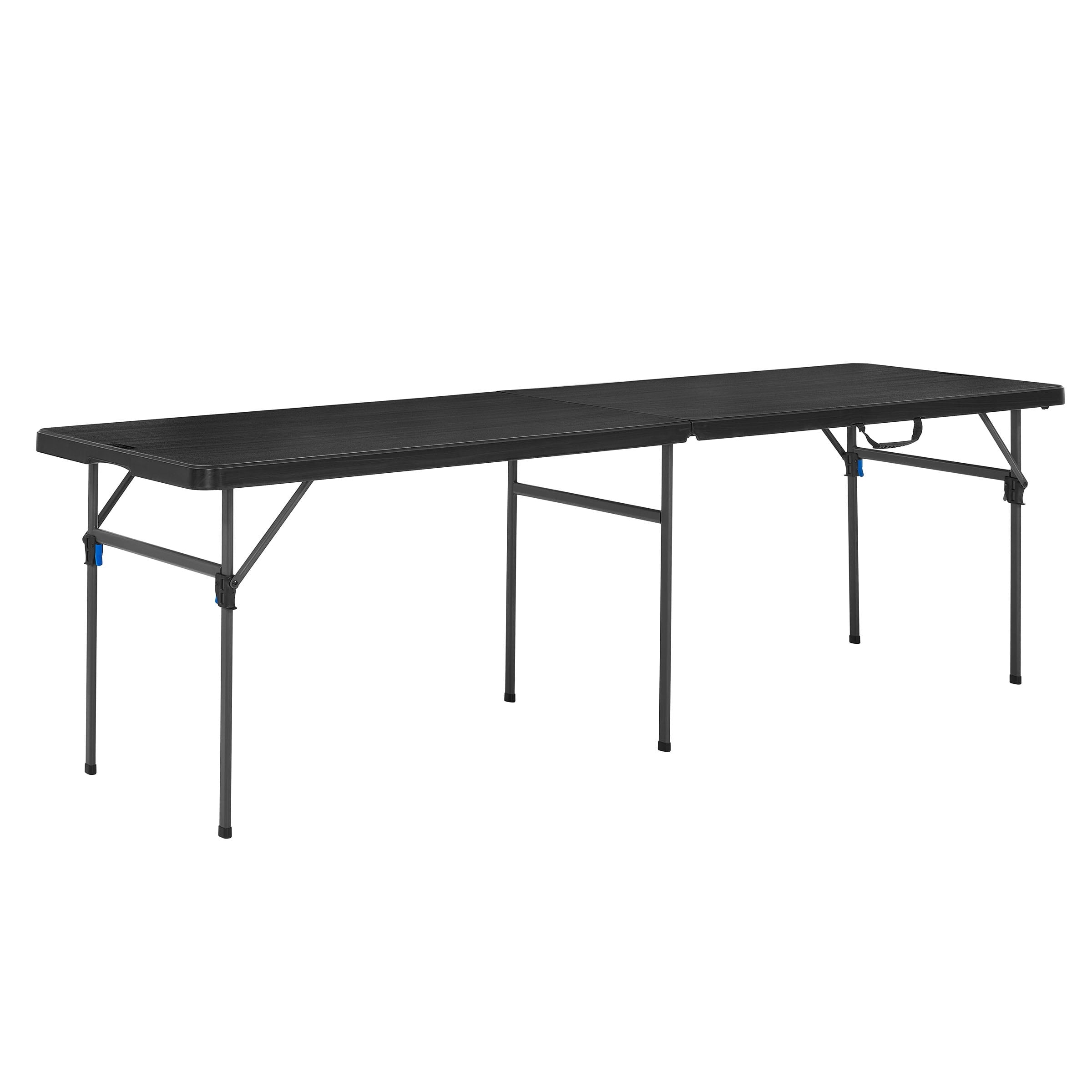 Mainstays 8' Rectangle Centerfold Folding Table, White