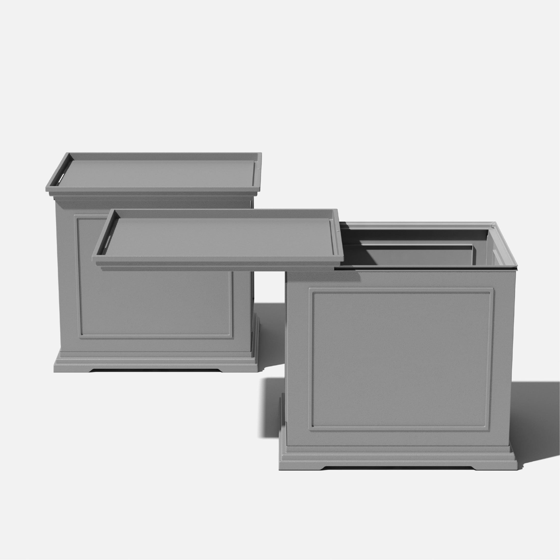 Veradek 2-in-1 Tray and Storage Table – Black