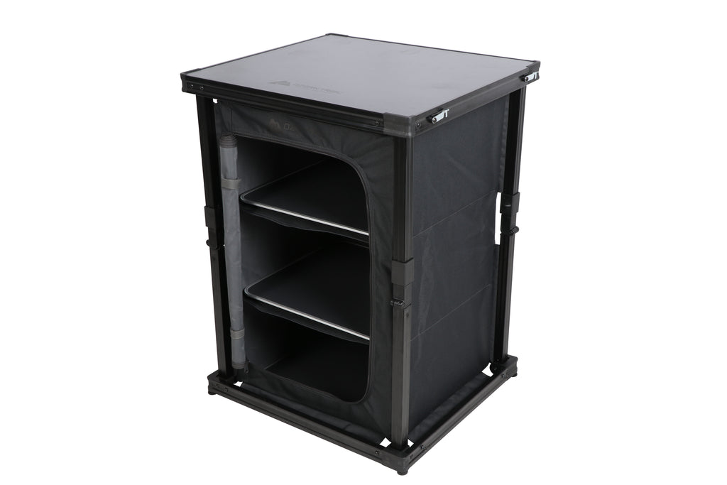 Ozark Trail Kitchen Organizer Hardtop Table, Gray, 23 x 20 x 31