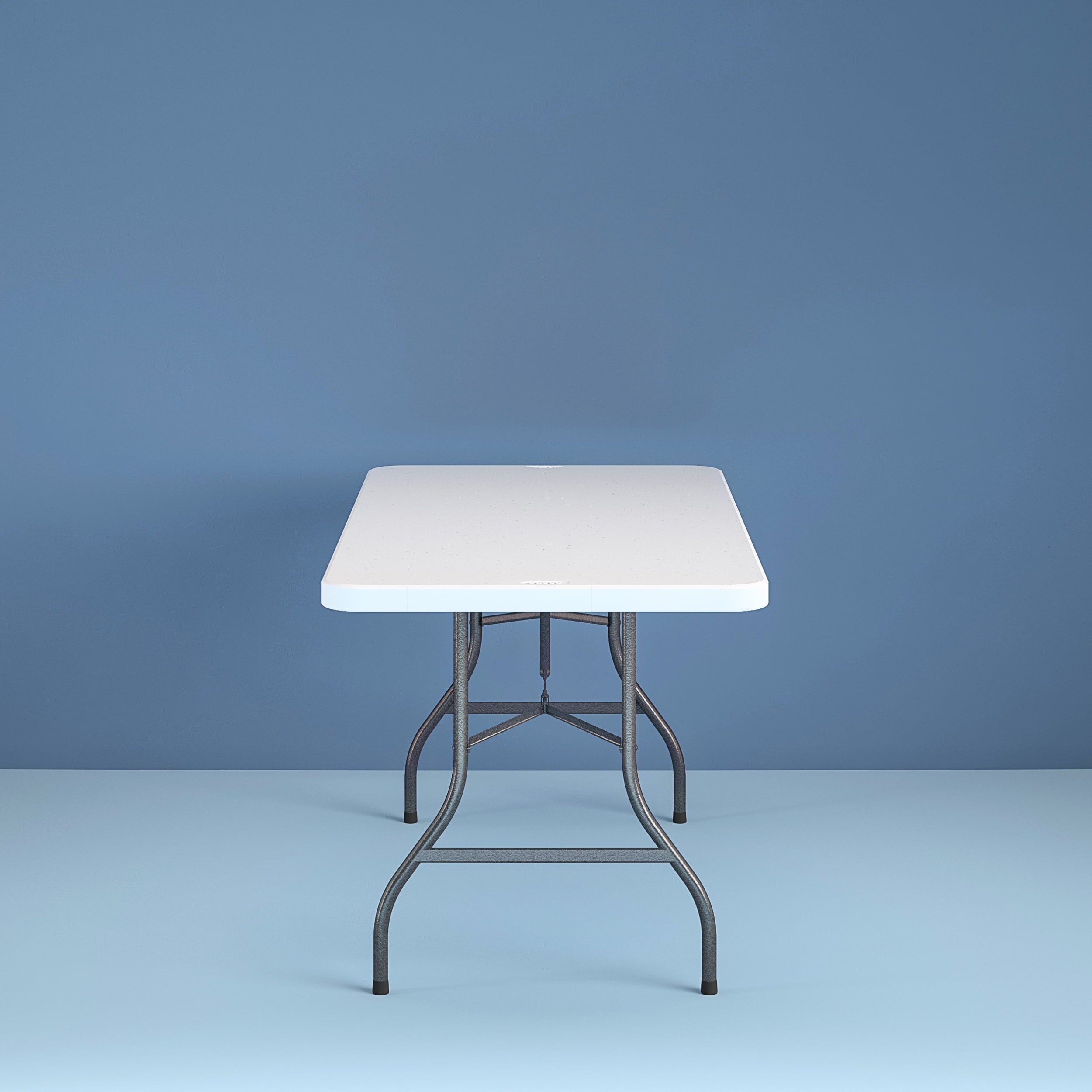 Cosco 6 Foot Premium Folding Table, White Speckle