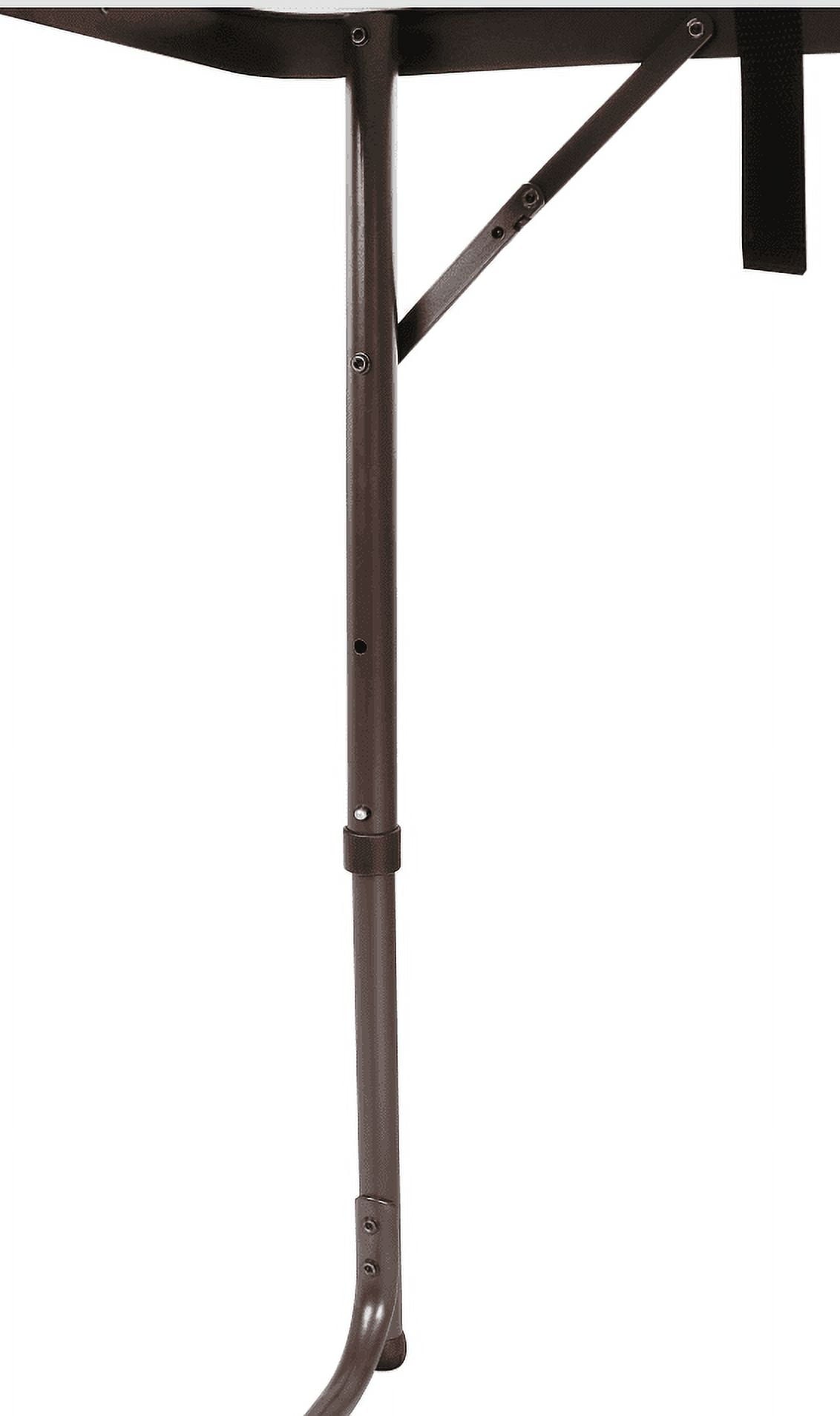 Ozark Trail Durable Steel and Aluminum Table and Stools, Open Dims 19.29x 24.6, Brown