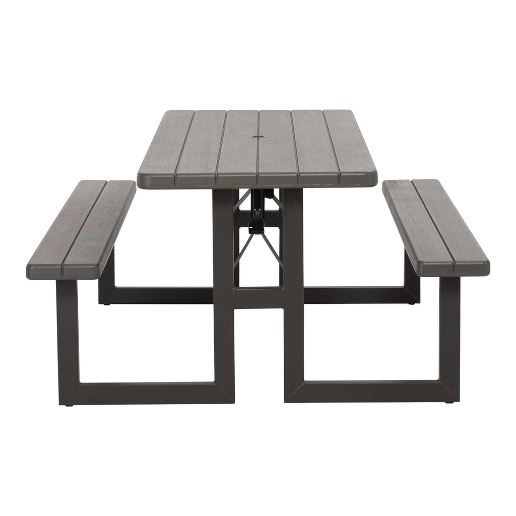 Lifetime 6-Foot Craftsman Outdoor Polyethylene Folding Picnic Table
