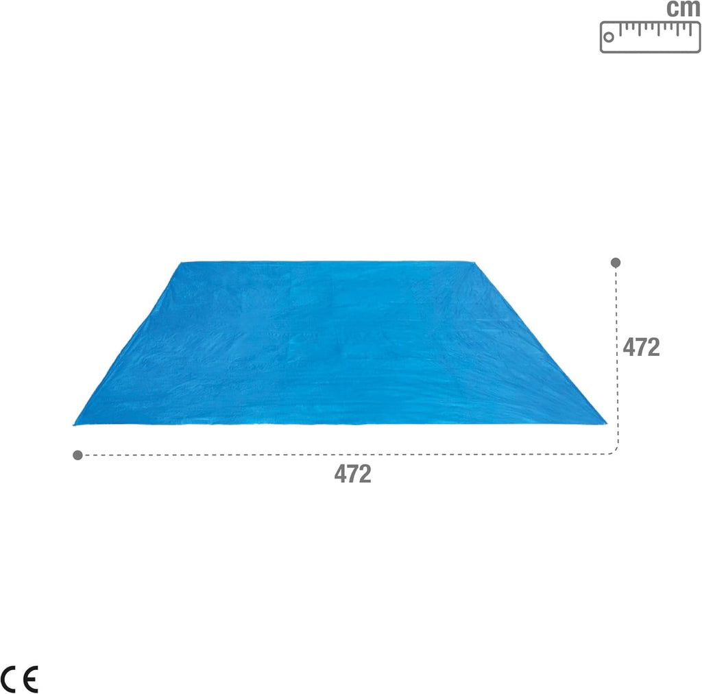 Square 15.5' Pool Ground Cloth for 8-15' Round Above Ground Pool